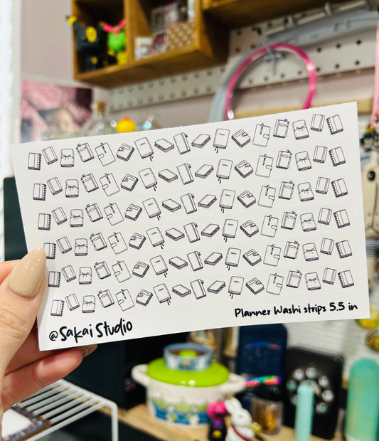 Planner doodles Washi strips 5.5 in