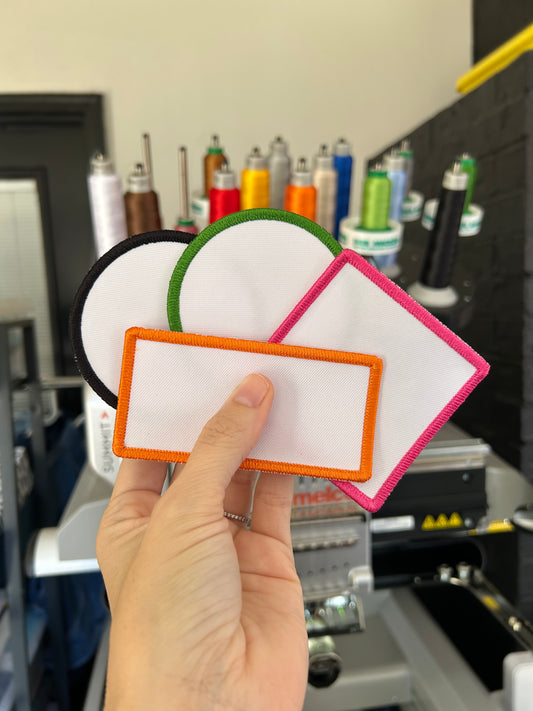 Blank Polyester Twill Patches for Sublimation
