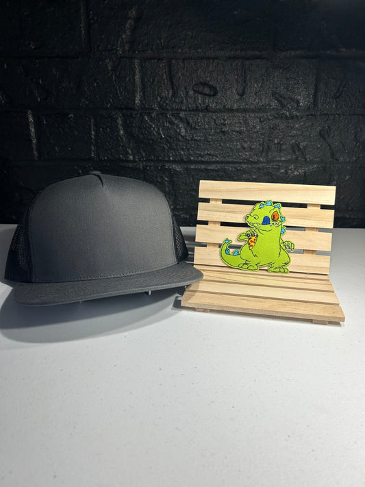 Reptar with pizza